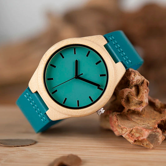 Montres QUARTZ en bois et bambou Femmes