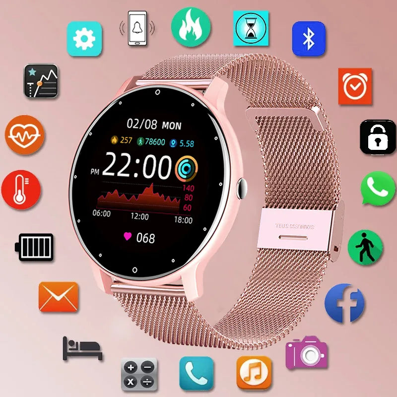 LIGE Montre intelligente femme étanche IP67