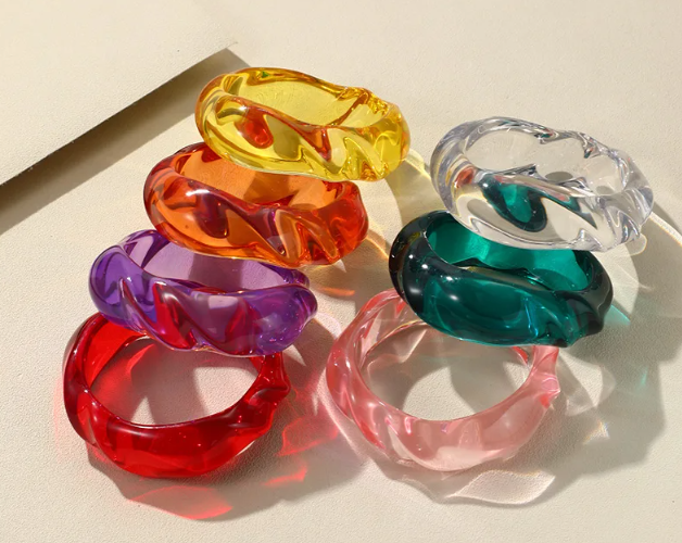 Bracelets en résine de couleurs OFFRE SPECIALE ETE